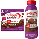 (4 pack) Premier Protein Shake, Chocolate, 30g Protein, 11.5 Fl Oz, 6 Ct