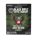 (4 pack) Black Rifle Coffee Company Just Black Keurig K-Cup Pods, Medium Roast, 22 Ct