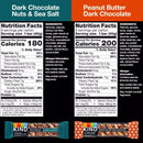 KIND Snack Bars Variety Pack: Dark Choco and Sea Salt P.B. Dark Chocolate (18 Ct)