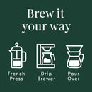 Starbucks French Roast Dark Roast Ground Coffee 28 oz Bag, 100% Arabica Beans, Bold Smoky Flavor, Hot or Iced Coffee