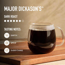 Peet's Coffee Coffee Pods, Dark Roast, Major Dickason's Blend, 88 K Cups