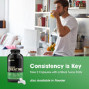Optimum Nutrition Micronized Creatine Monohydrate Capsules, Keto Friendly, 2500mg, 300 Capsules (Packaging May Vary)