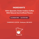 Cameron's Coffee Organic Woods & Water Light Roast Whole Bean Arabica Coffee, Big & Bright, 4 lb Bag