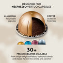Nespresso Vertuo Capsules, Medium and Dark Roast Variety Pack, Melozio, Stormio, Altissio and Double Espresso Chiaro, 40-Count Coffee Pods, Brews 7.8 fl oz, 2.7 fl oz, and 1.35 fl oz